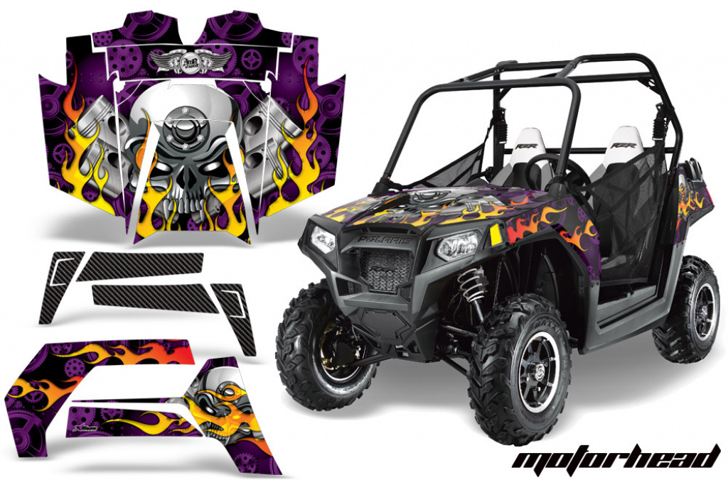 Motorhead Lila für Polaris RZR 800/s 11-14