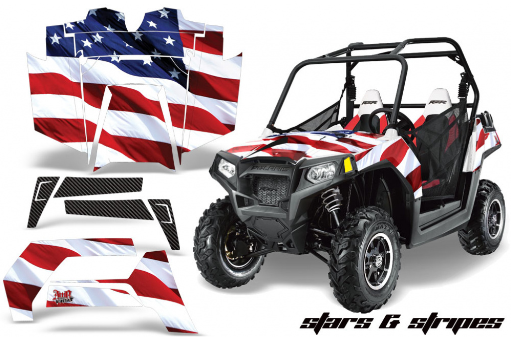 Stars and Stripes für Polaris RZR 800/s 11-14