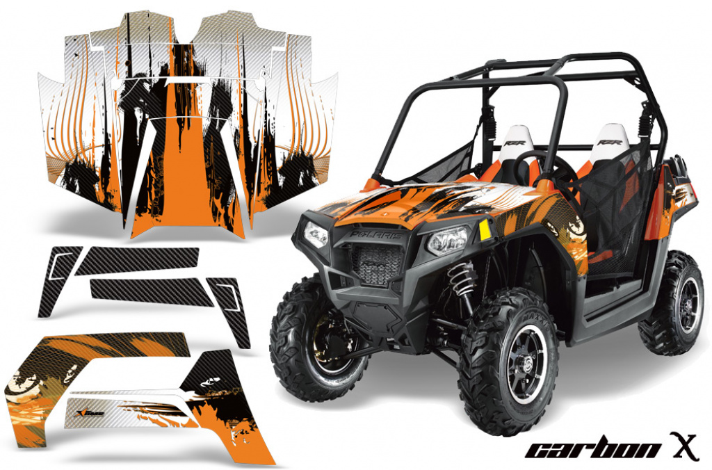 Carbon-X Orange für Polaris RZR 800/s 11-14