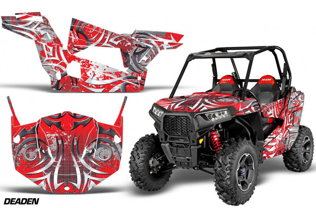 Deaden Rot für Polaris RZR 900S/1000S 2 Türer 15-20