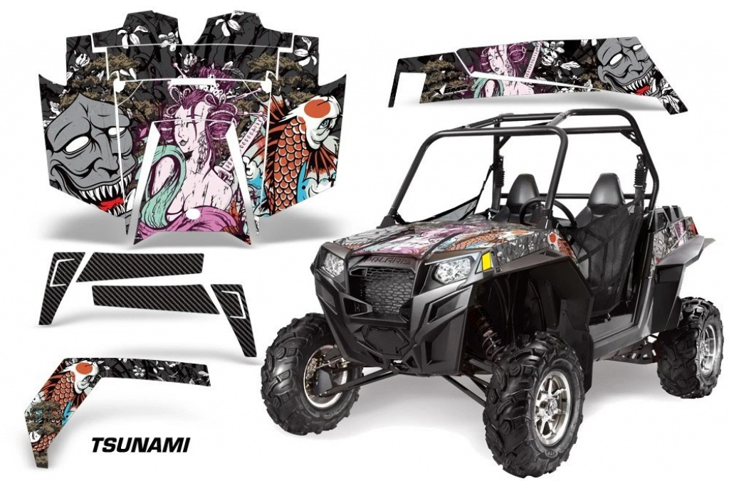 Tsunami Schwarz für Polaris RZR 900XP 11-14