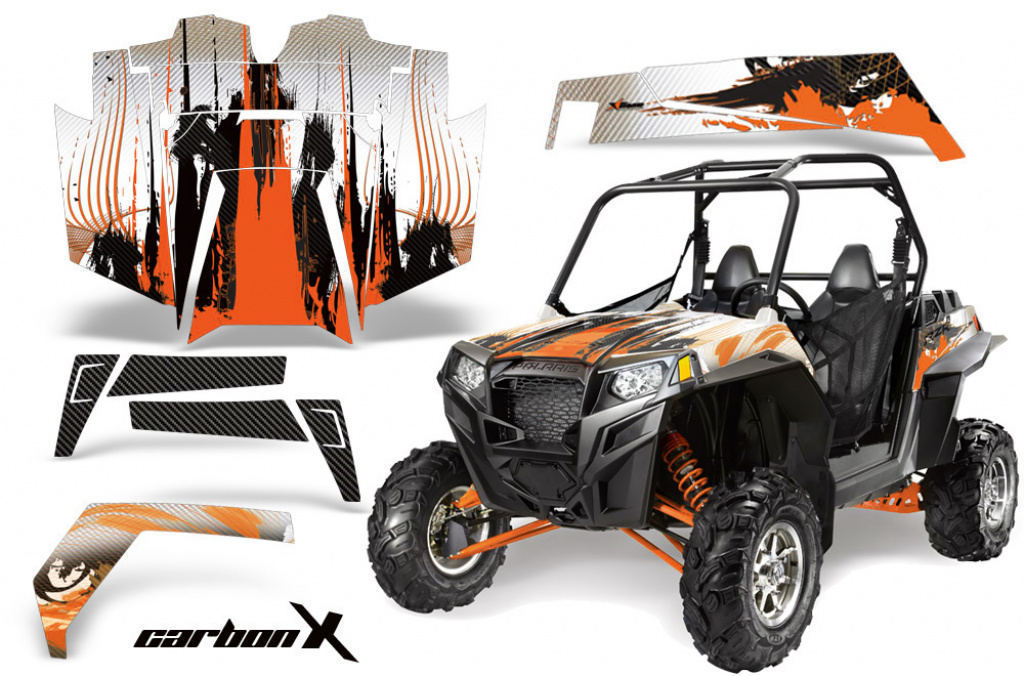 Carbon-X Orange für Polaris RZR 900XP 11-14