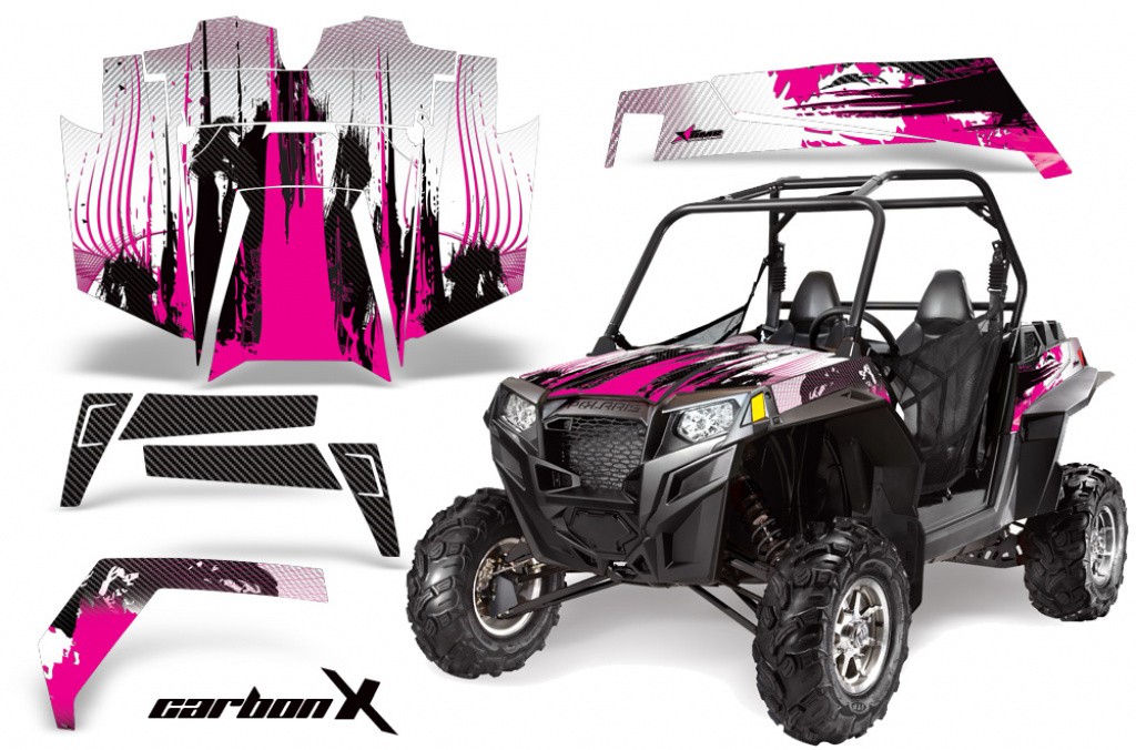 Carbon-X Pink für Polaris RZR 900XP 11-14