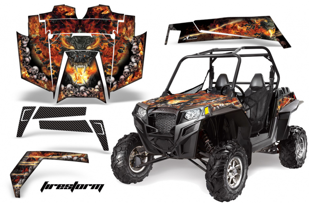 Firestorm Schwarz für Polaris RZR 900XP 11-14