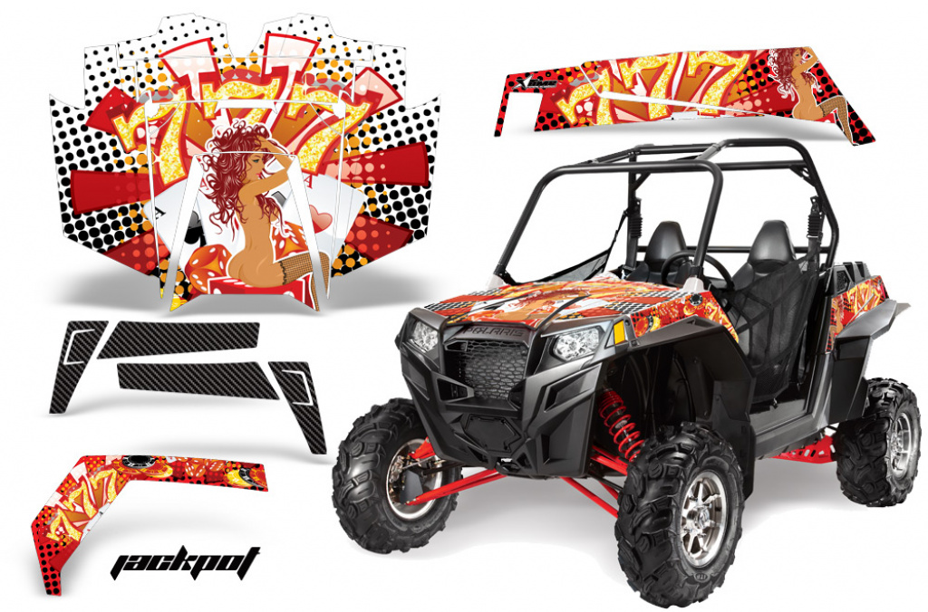 Jackpot Weiß für Polaris RZR 900XP 11-14