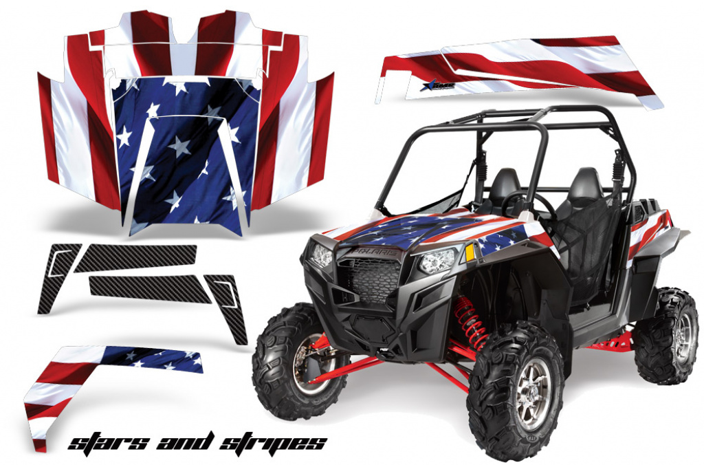 Stars and Stripes für Polaris RZR 900XP 11-14