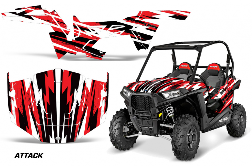 Attack Rot für Polaris RZR 900 Trail 15-20