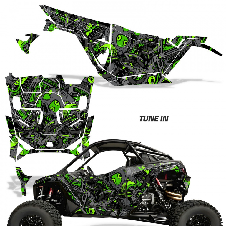 Tune In Green for Polaris RZR Pro XP 2 Doors 20-24