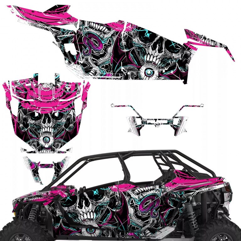 Frenzy Silber für Polaris RZR Pro XP 4 Türer 20-24
