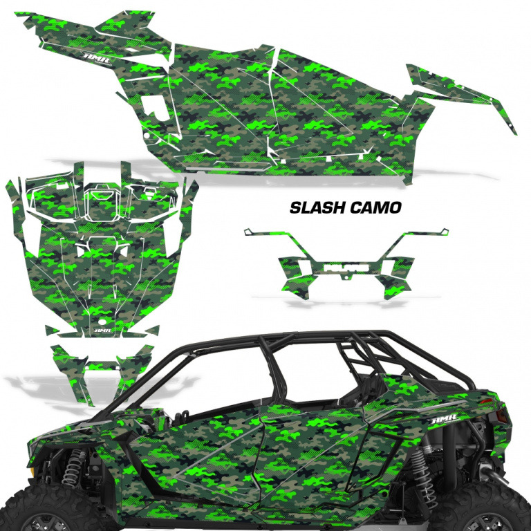 Slash Camo Grün für Polaris RZR Pro XP 4 Türer 20-24