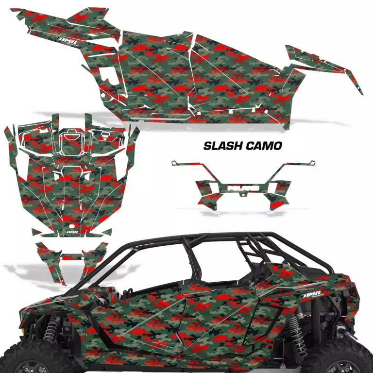 Slash Camo Rot für Polaris RZR Pro XP 4 Türer 20-24