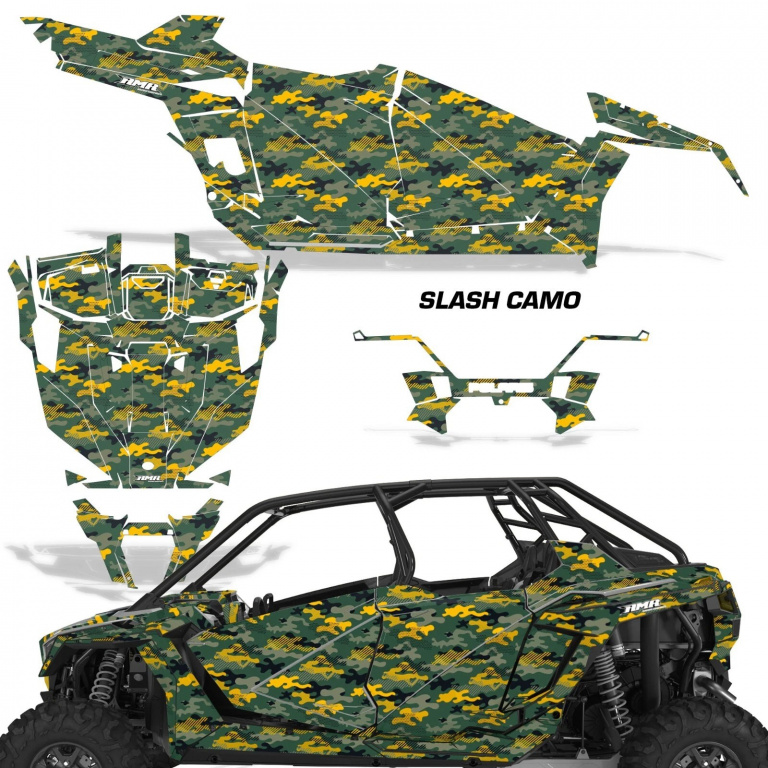Slash Camo Gelb für Polaris RZR Pro XP 4 Türer 20-24