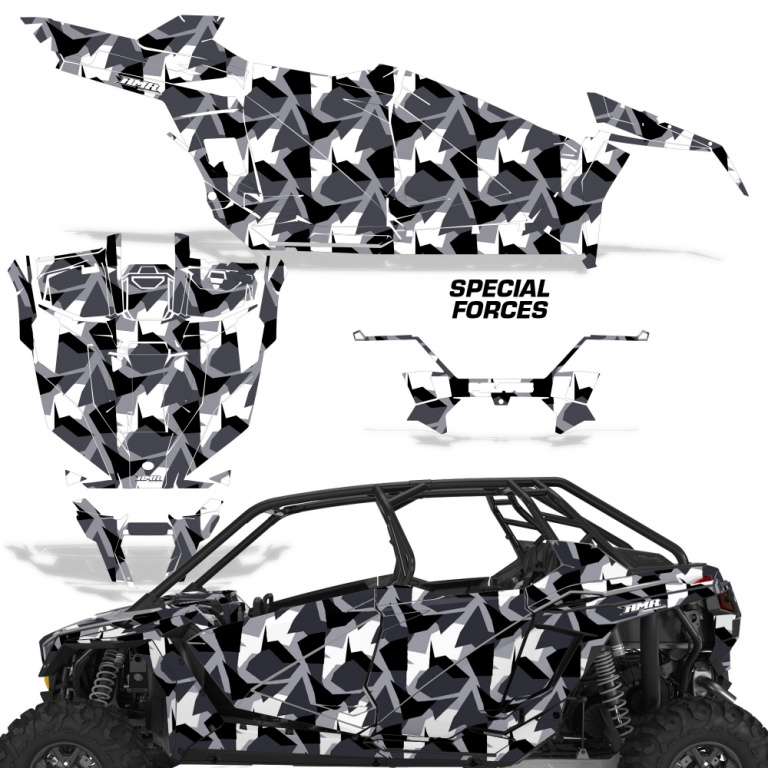Special Forces Silber für Polaris RZR Pro XP 4 Türer 20-24