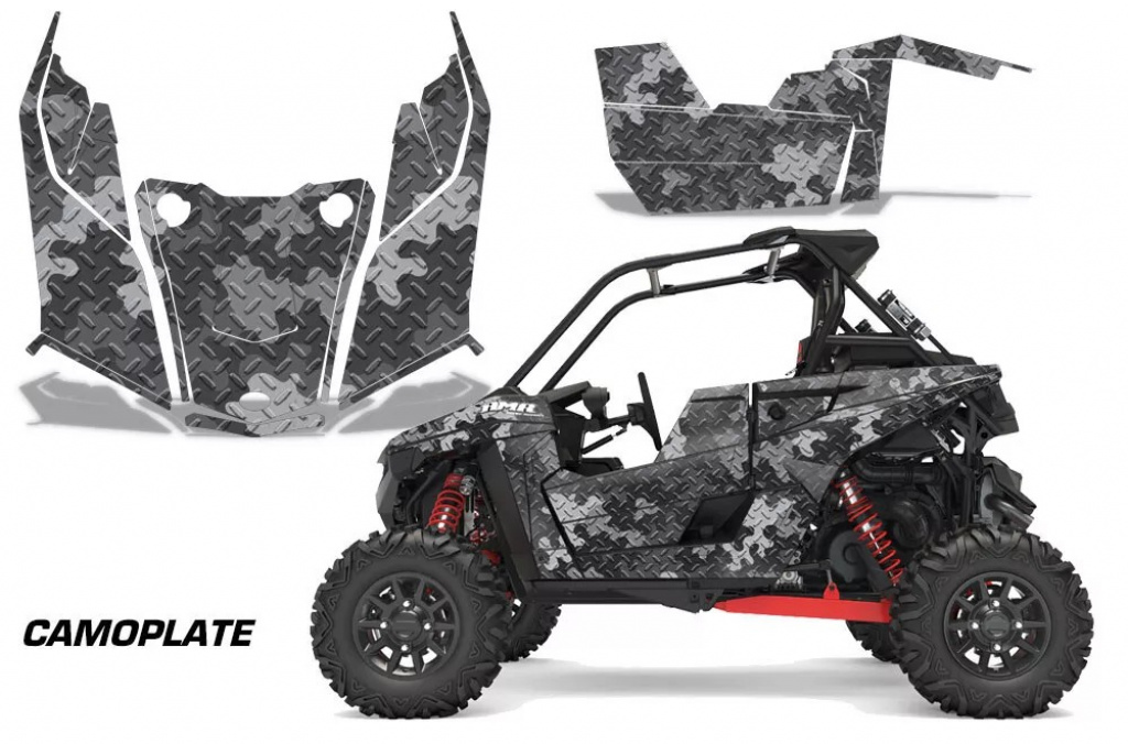 Camoplate Schwarz für Polaris RZR RS1