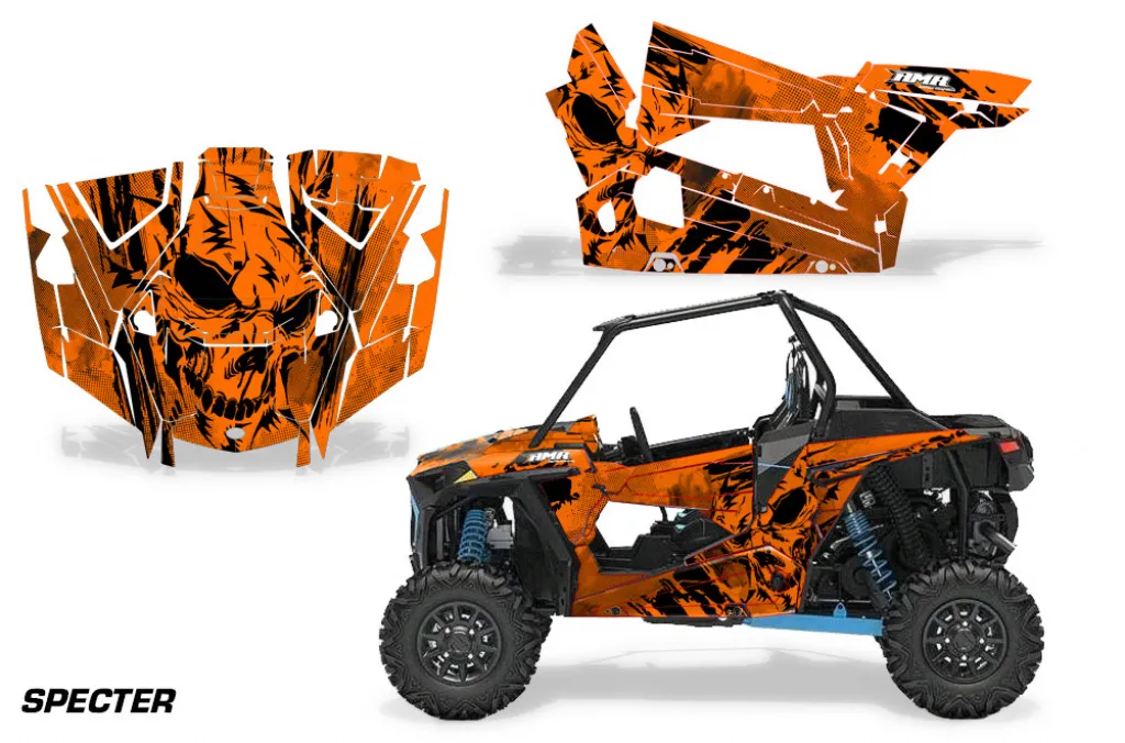 Specter Orange für Polaris RZR Turbo S 1000 2 Türer 19-23
