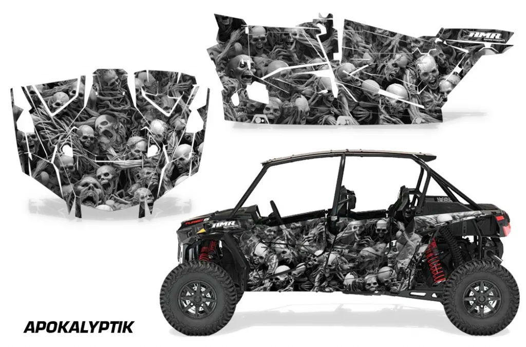 Apokalyptik Silber für Polaris RZR Turbo S 1000 4 Türer 19-23