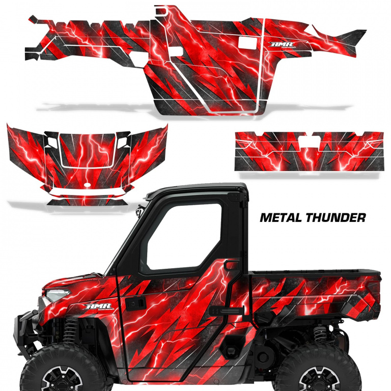 Metal Thunder Rot für Polaris Ranger 1000 XP 18-24