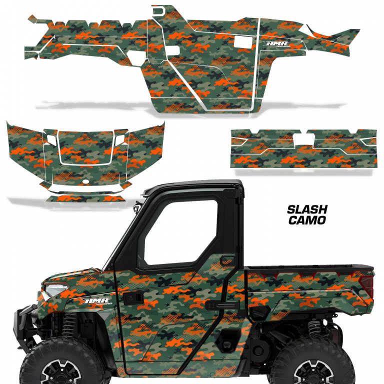 Slash Camo Orange für Polaris Ranger 1000 XP 18-24
