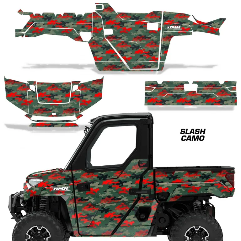 Slash Camo Red for Polaris Ranger 1000 XP 18-24