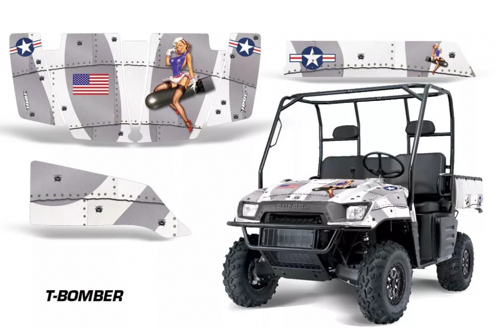 T-Bomber Weiß für Polaris Ranger 500/700 XP 05-08