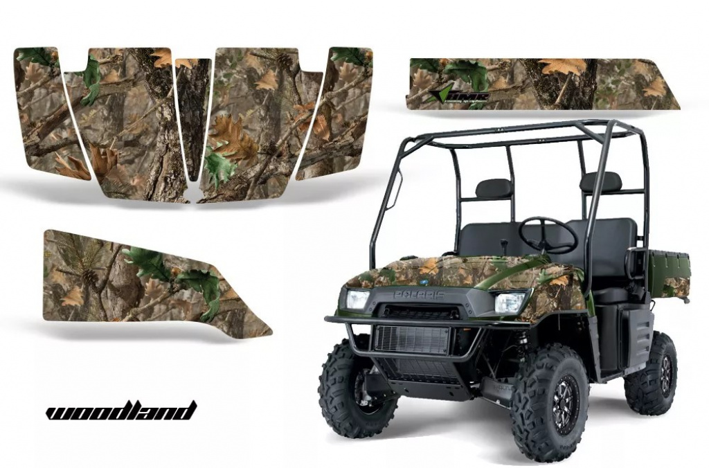 Woodland Camo für Polaris Ranger 500/700 XP 05-08