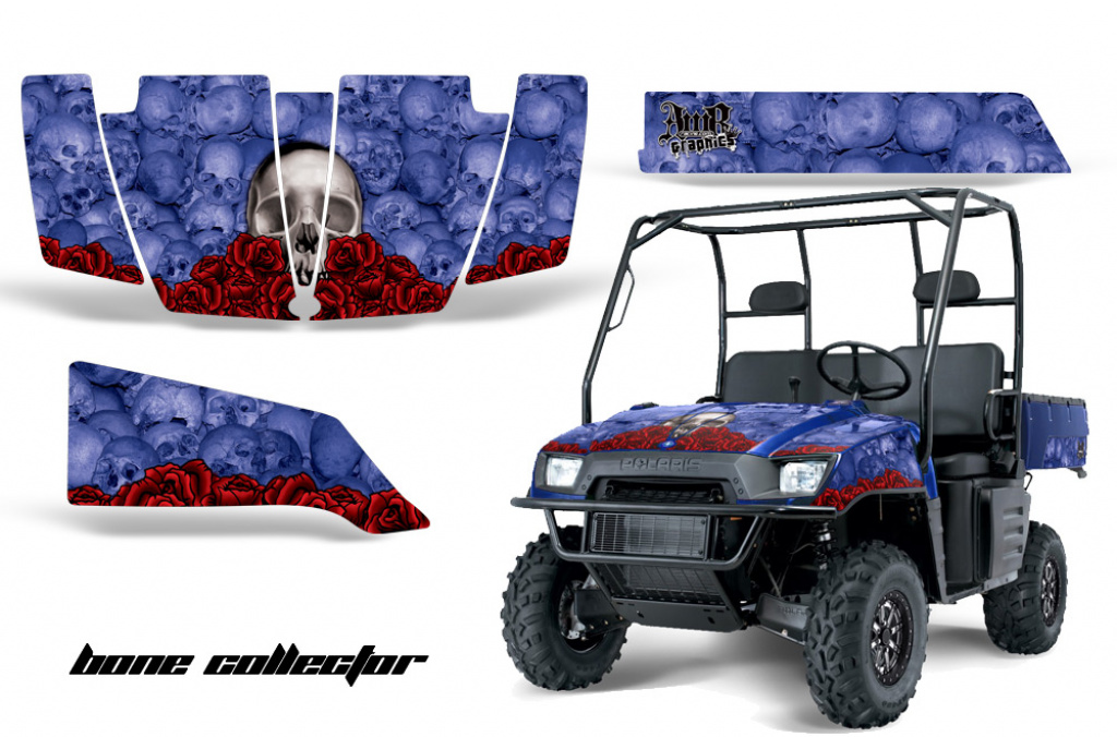 Bone Collector Blau für Polaris Ranger 500/700 XP 05-08