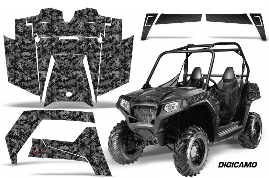 Digicamo Schwarz für Polaris Ranger RZR 570