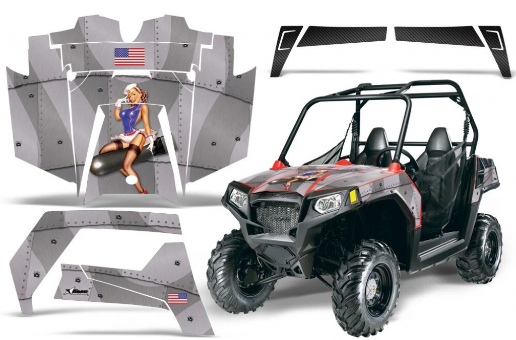 T-Bomber Silber für Polaris Ranger RZR 570
