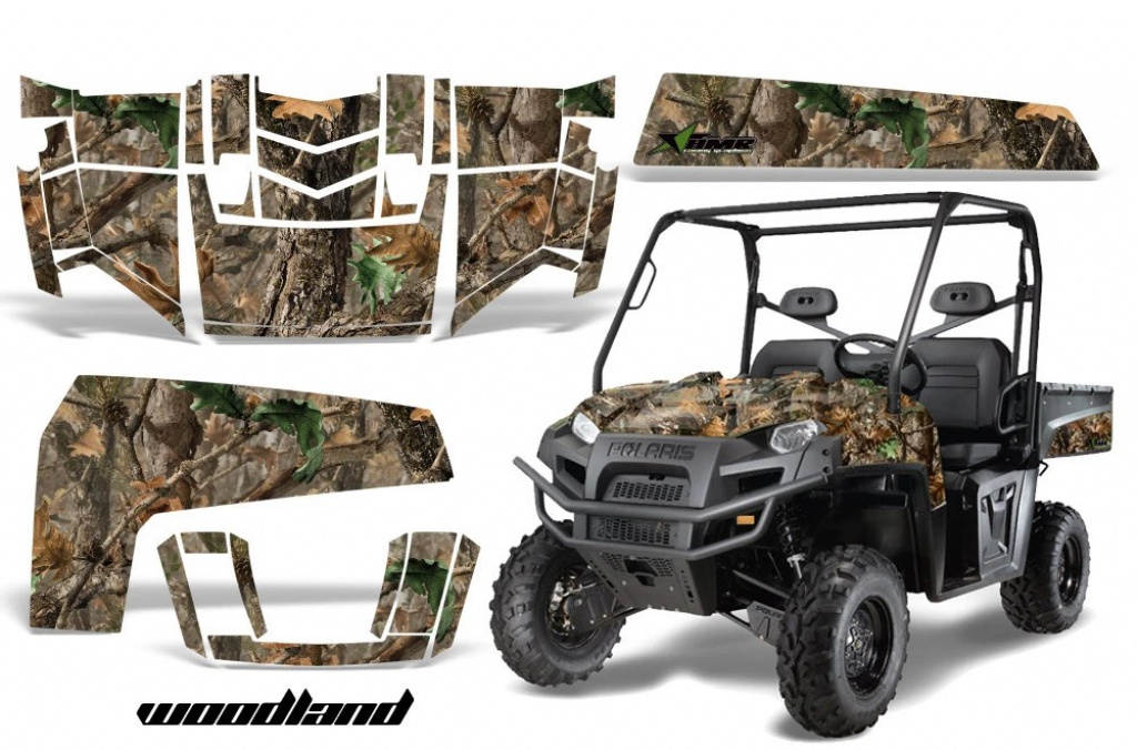 Woodland Camo für Polaris Ranger XP 2009