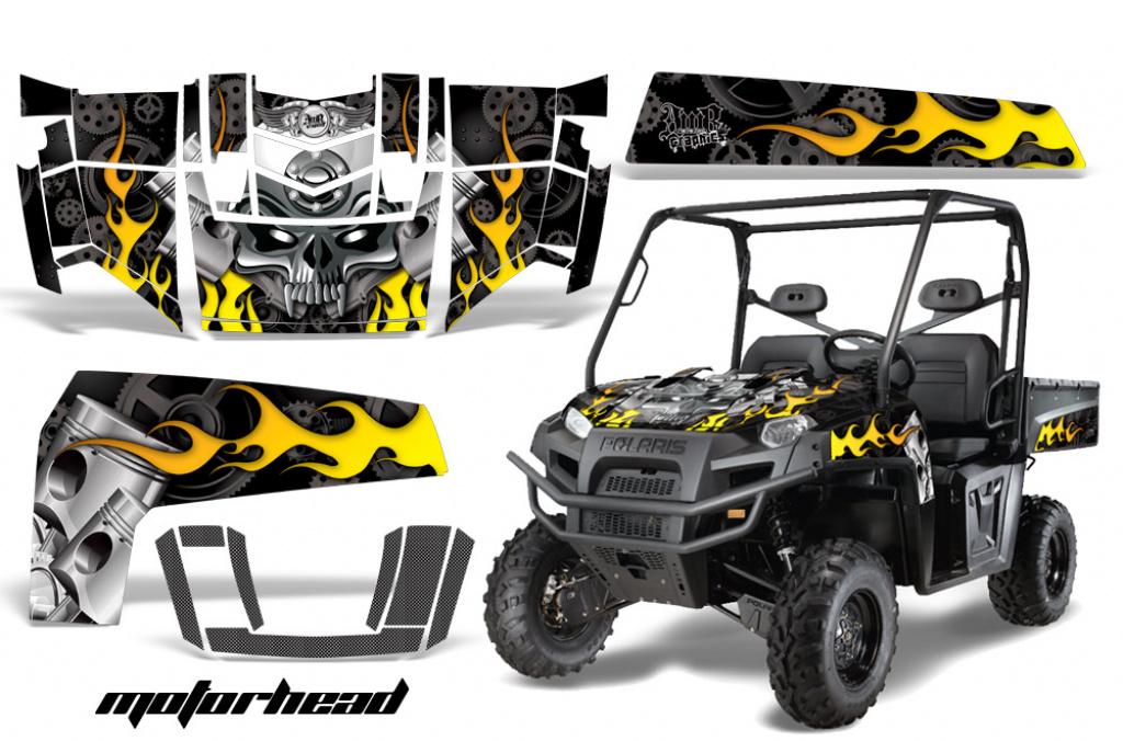 Motorhead Schwarz für Polaris Ranger XP 2009