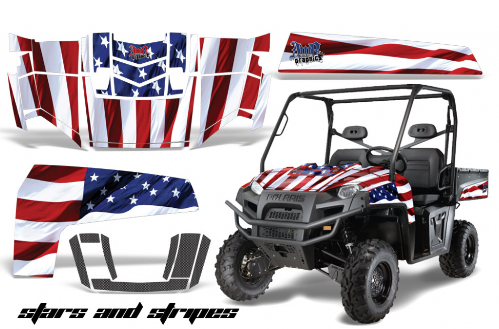 Stars and Stripes für Polaris Ranger XP 2009