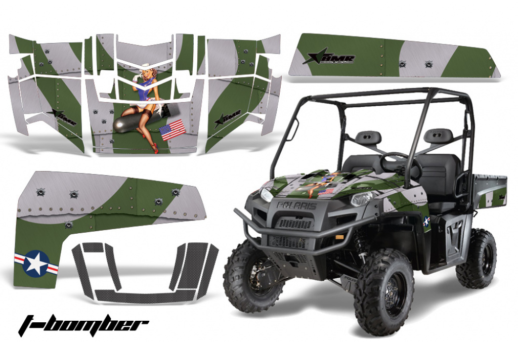 T-Bomber Grün für Polaris Ranger XP 2009
