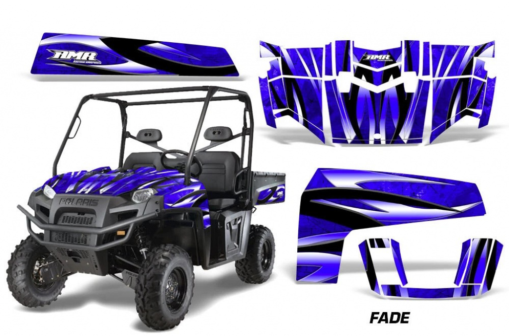 Fade Blau für Polaris Ranger XP500-900D 10-14