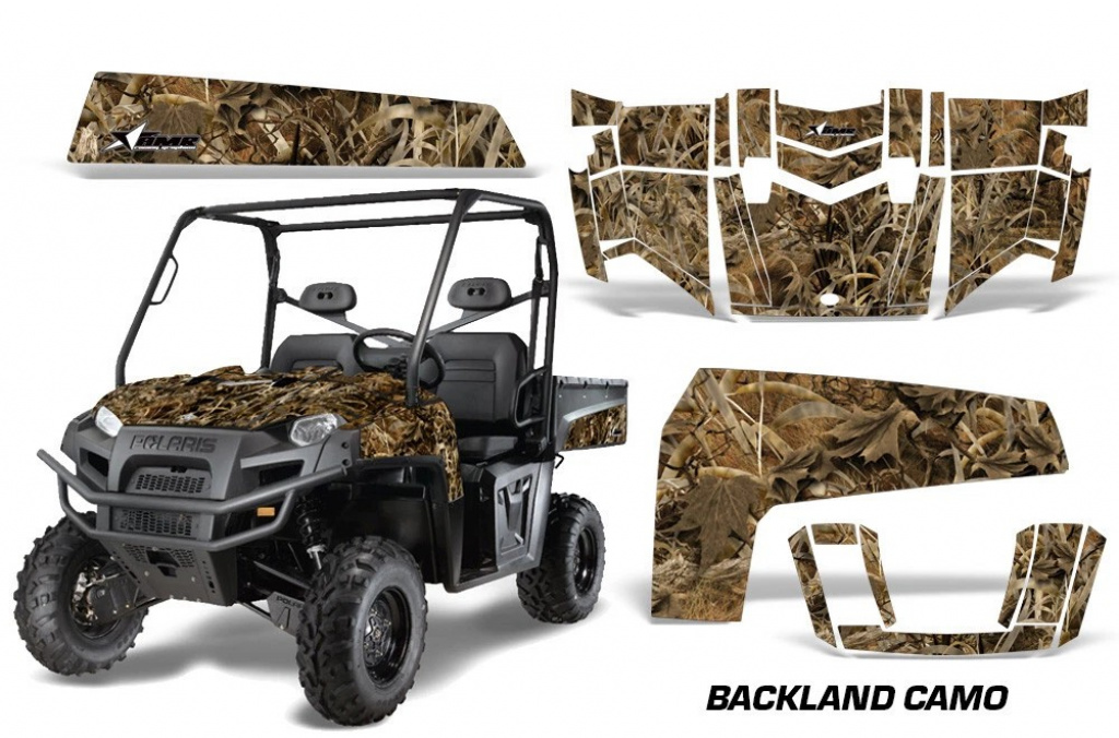 Grasswing Camo für Polaris Ranger XP500-900D 10-14