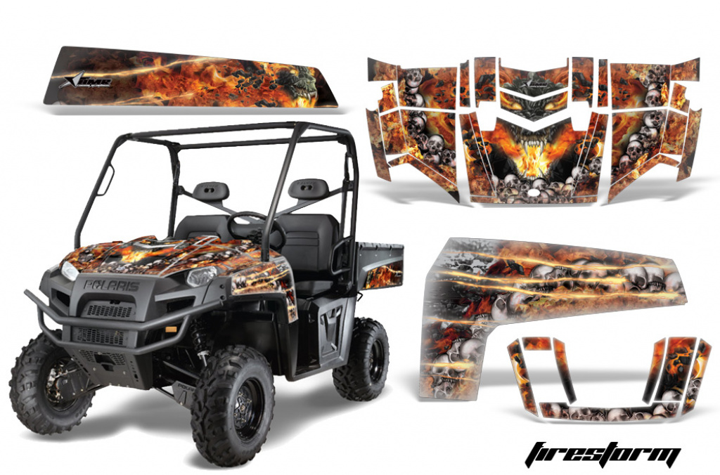 Firestorm Silber für Polaris Ranger XP500-900D 10-14