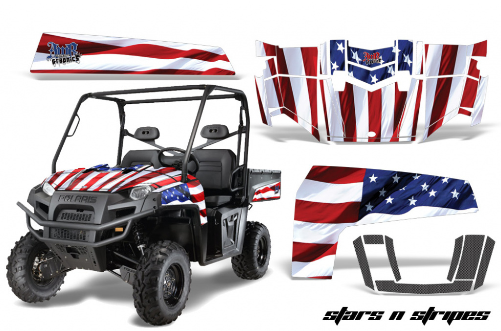 Stars and Stripes für Polaris Ranger XP500-900D 10-14