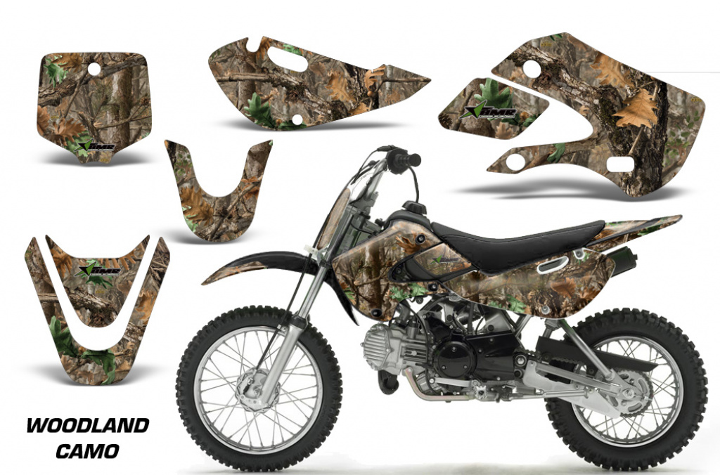 Woodland-Camo für die Suzuki DRZ 110 All Years
