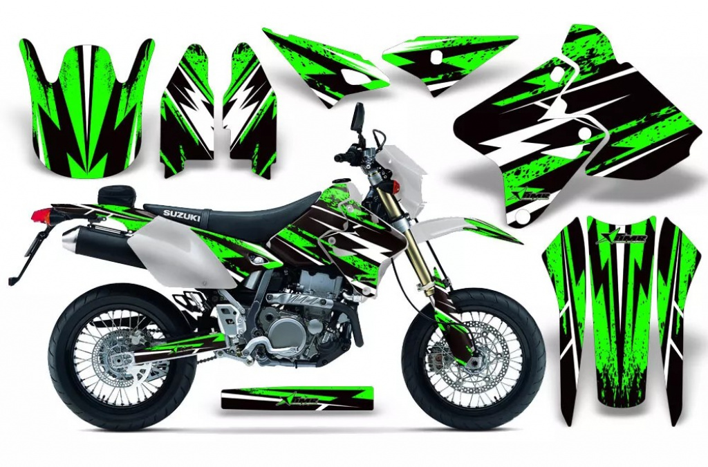 Attack Grün ohne Nummernfeldern für Suzuki DRZ 400 S/SM 2000-2023