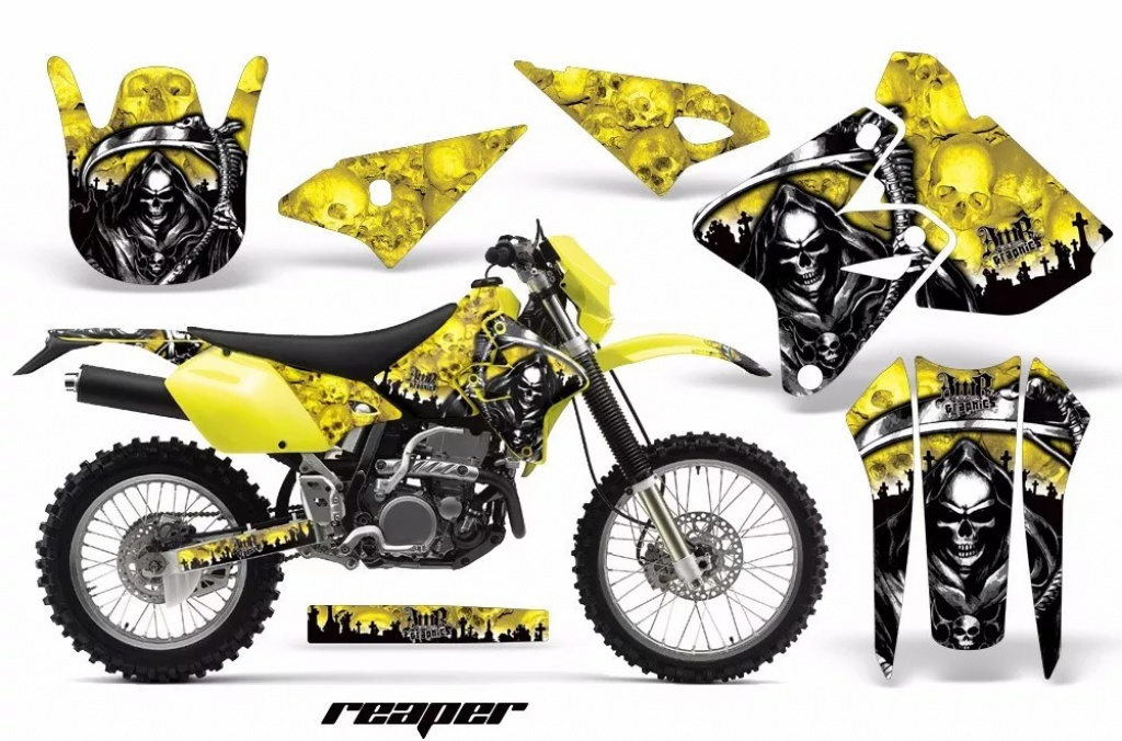 Reaper Gelb ohne Nummernfeldern für Suzuki DRZ 400 S/SM 2000-2023