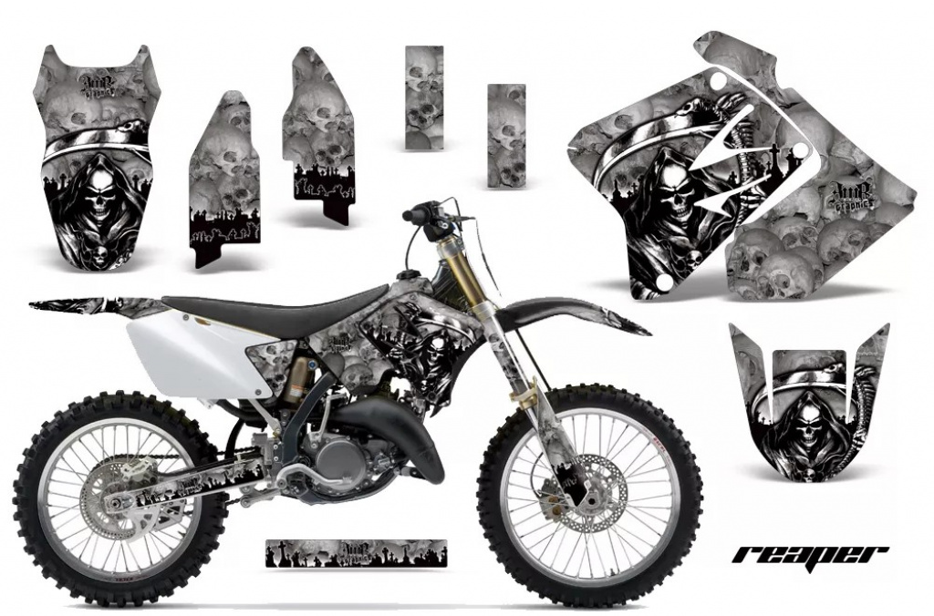 Reaper Silber ohne Nummernfeldern für Suzuki RM 125 2001-2009
