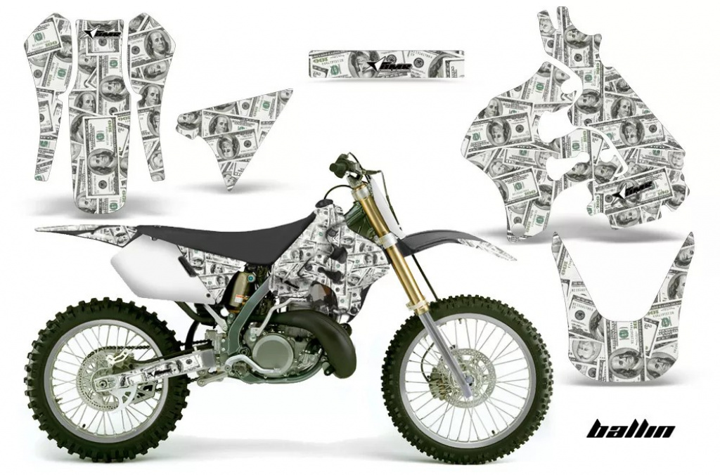 Ballin ohne Nummernfeldern für Suzuki RM 125 1996-1998