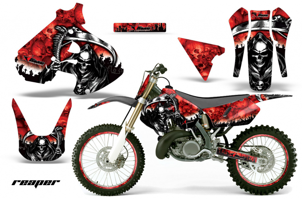 Reaper Rot mit Nummernfeldern für Suzuki RM 250 1999-2000