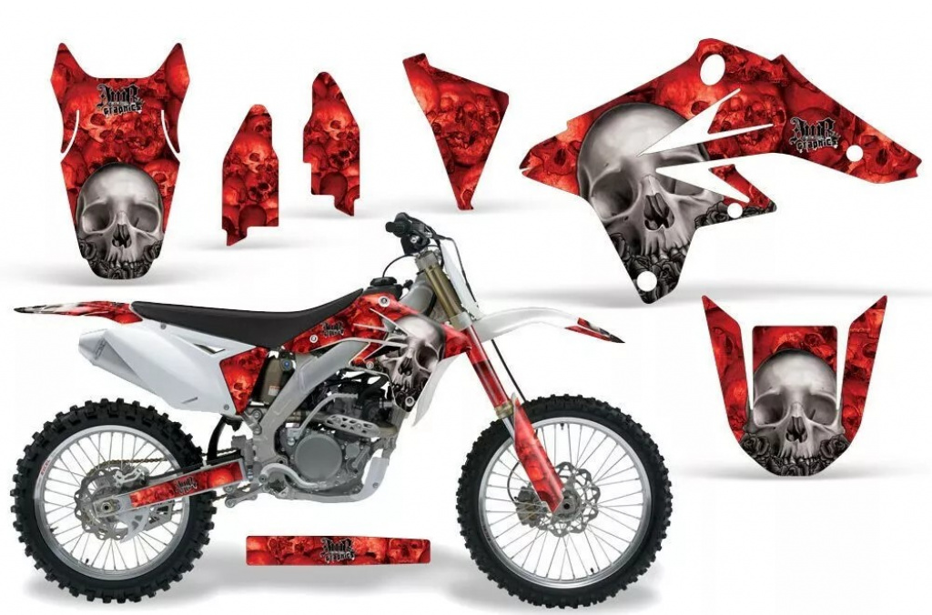 Bone Collector Rot ohne Nummernfeldern für Suzuki RMZ 250 2007-2009