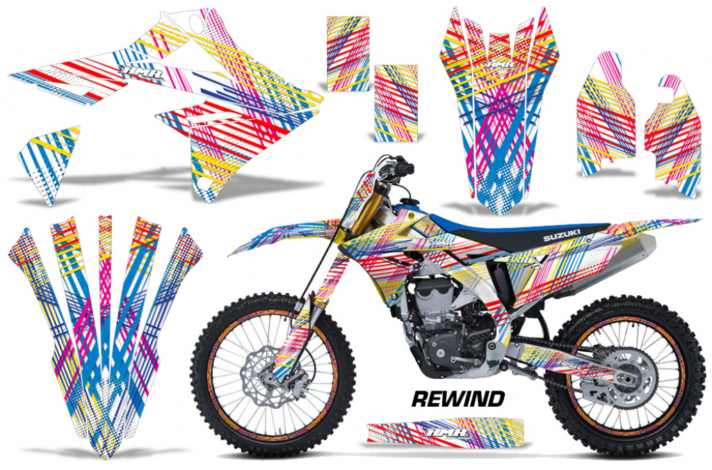 Rewind mit Nummernfeldern für Suzuki RMZ 450 2018-2025