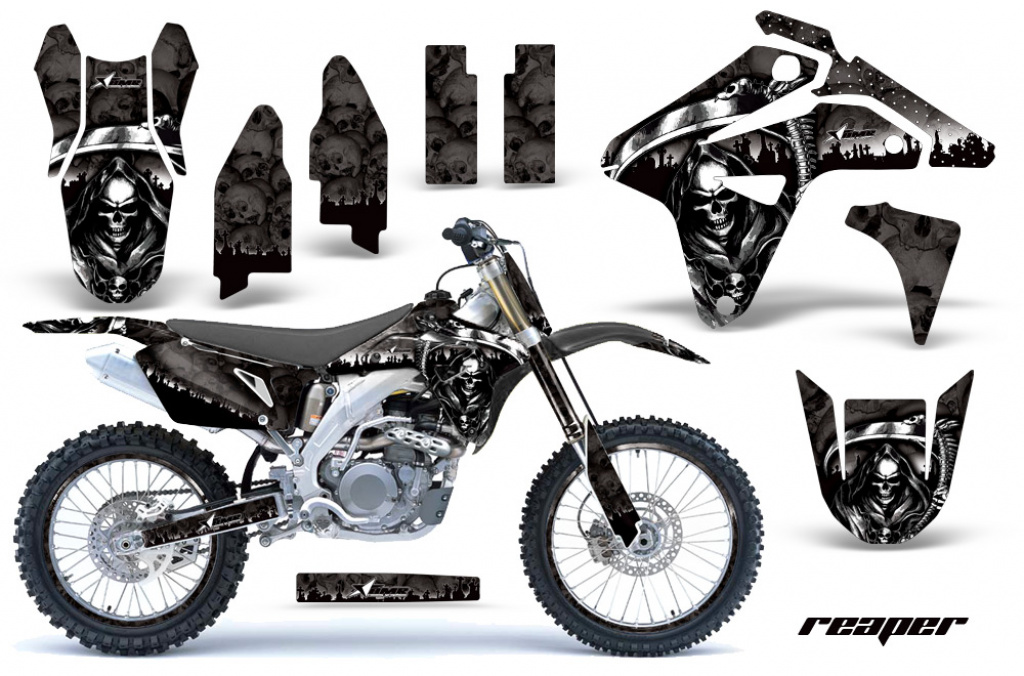 Reaper Schwarz mit Nummernfeldern für Suzuki RMZ 450 2007