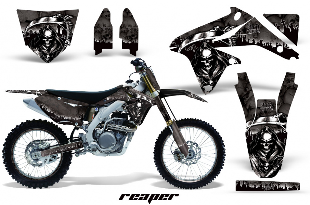 Reaper Schwarz mit Nummernfeldern für Suzuki RMZ 450 2008-2017
