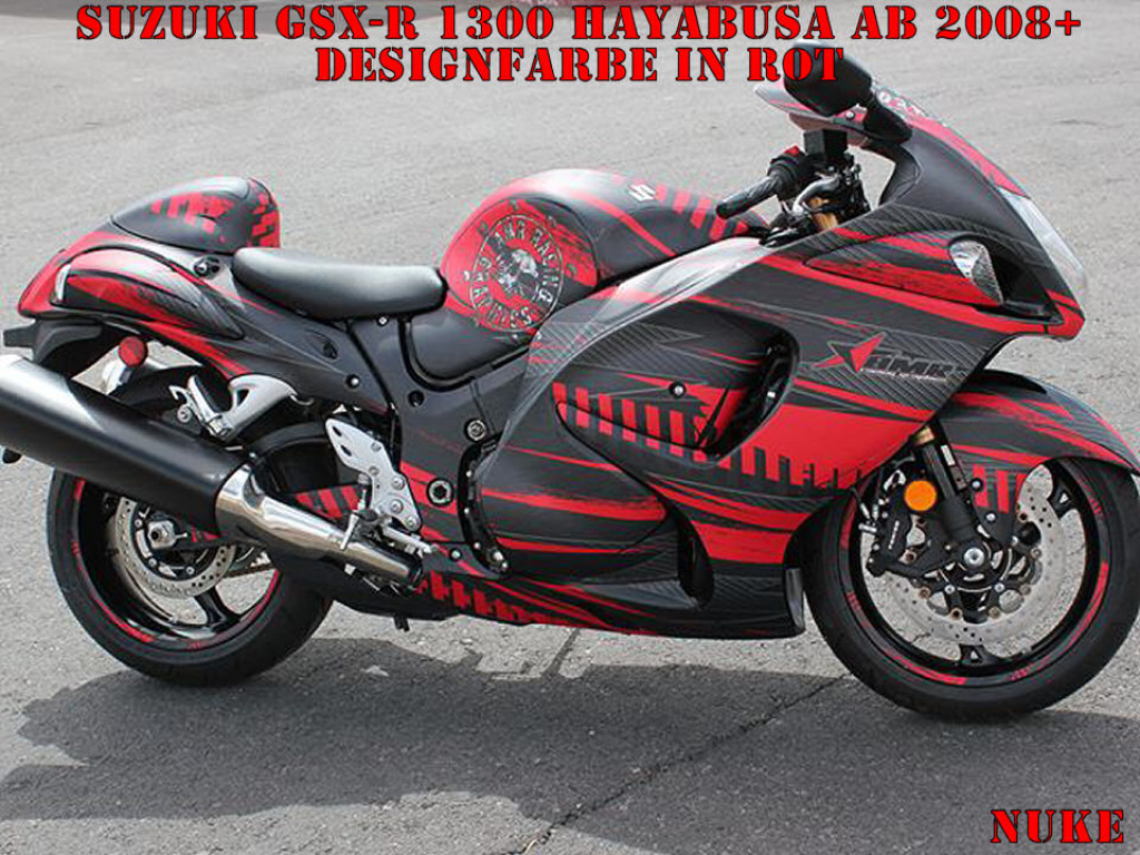 Nuke Red for Suzuki GSX R 1300 Hayabusa 2008-2018
