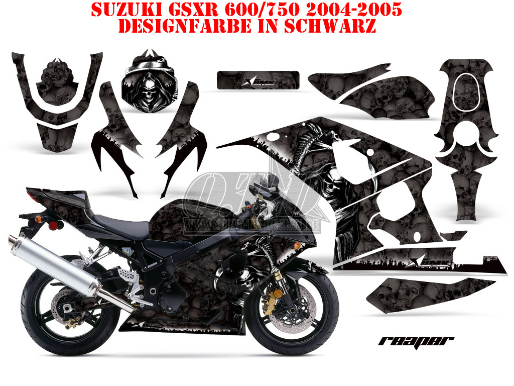 Reaper Black for Suzuki GSXR 600/750 2004-2005