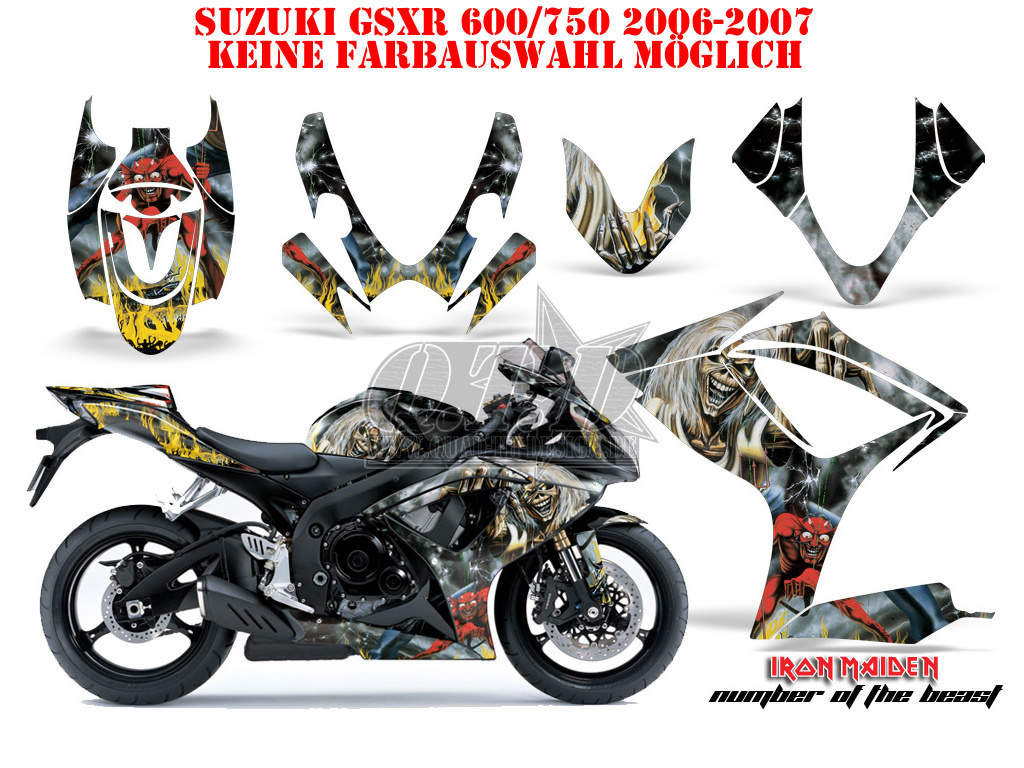 Iron Maiden - Number of the beast für Suzuki GSXR 600/750 2006-2007