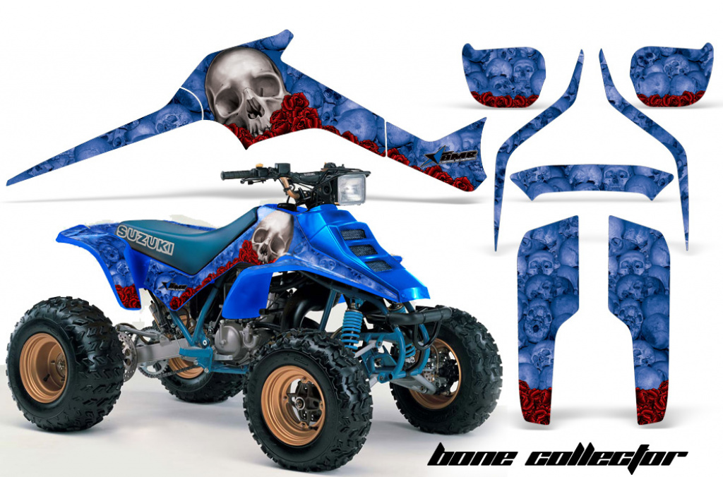 Bone Collector Blue for Suzuki LT 250/LT 250r 1985-1992
